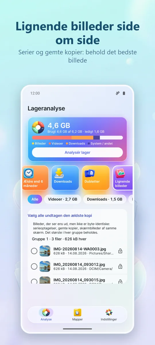 Lageranalyse & Rens: 
