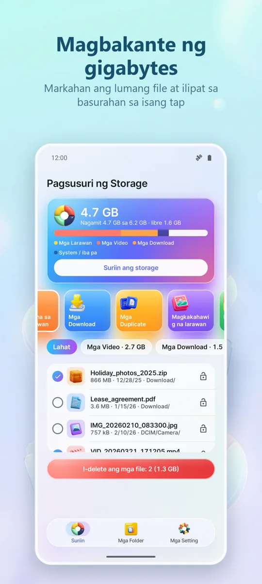 Storage Analyzer: Linisin: 