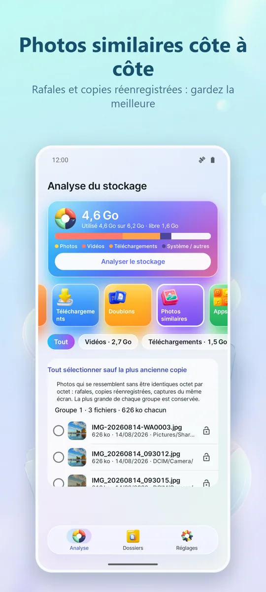 Analyseur de Stockage: capture d'écran 3