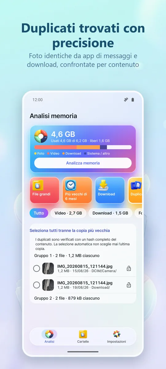 Analizzatore di Spazio: 