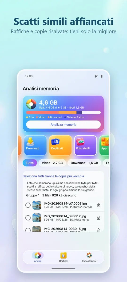 Analizzatore di Spazio: 