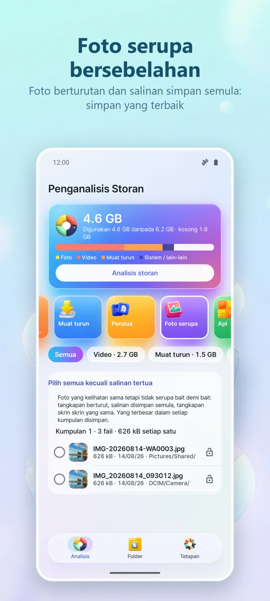 Penganalisis Storan: Pembersih: 