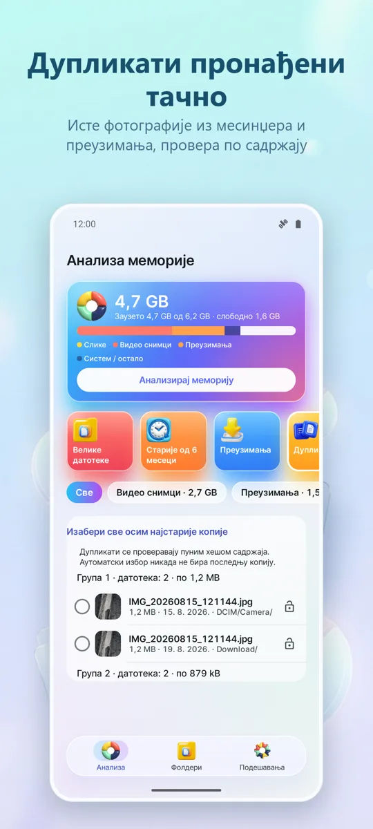 Анализа меморије: Чистач: 