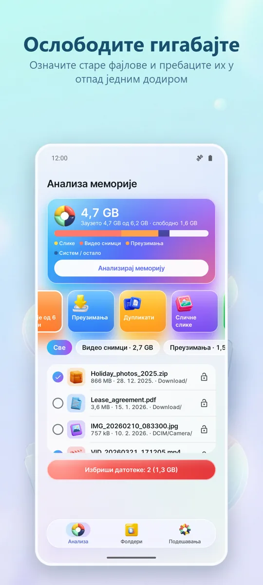 Анализа меморије: Чистач: 