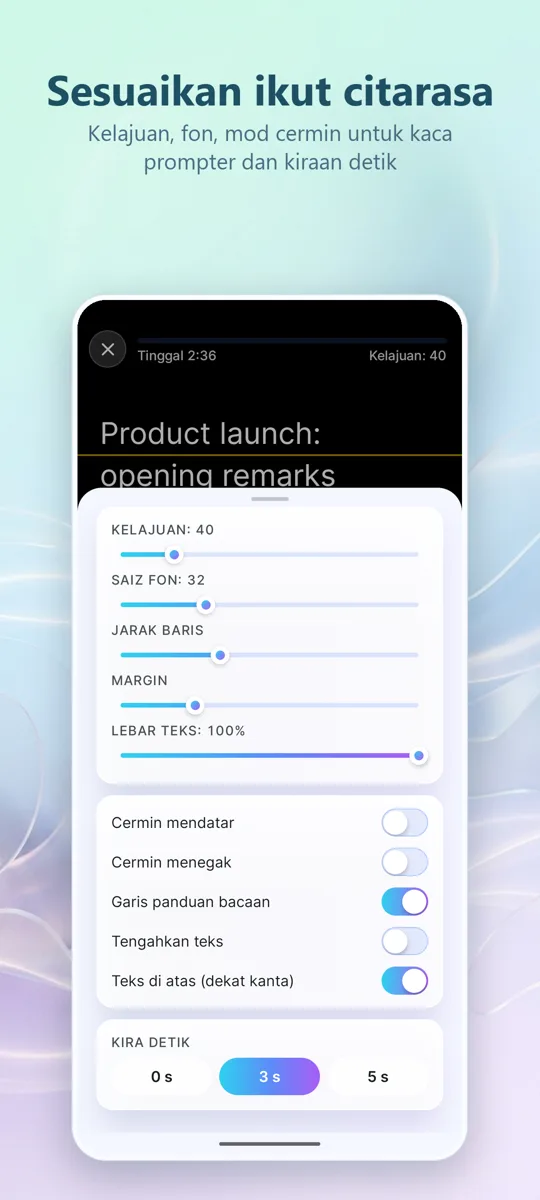 Teleprompter untuk Video: 