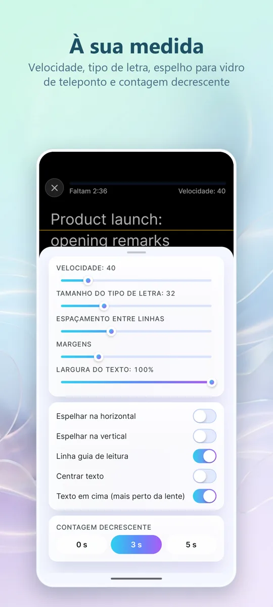 Teleprompter para Vídeo: 