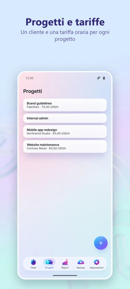 Time Tracker: Ore Lavoro: 
