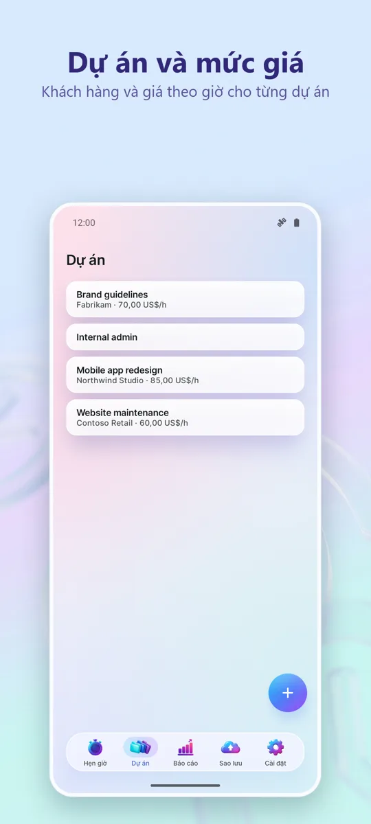 Theo Dõi Thời Gian: Giờ Làm: 