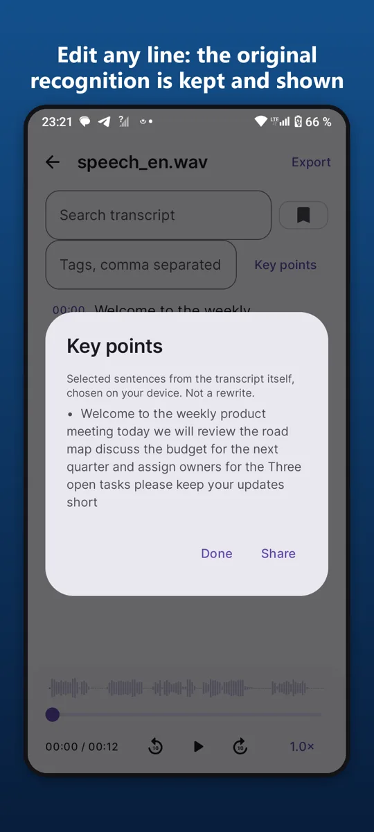 AI Transcription & Captions — screenshot 4