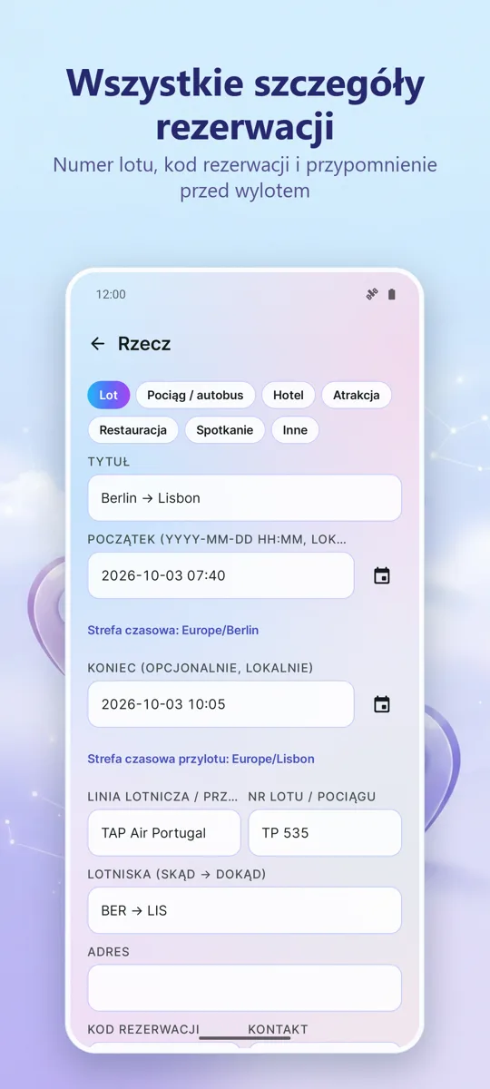 Organizator podróży: 