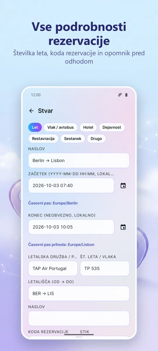 Organizator potovanj: 