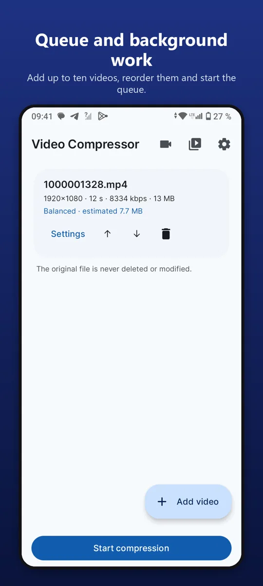 Video Compressor — screenshot 2