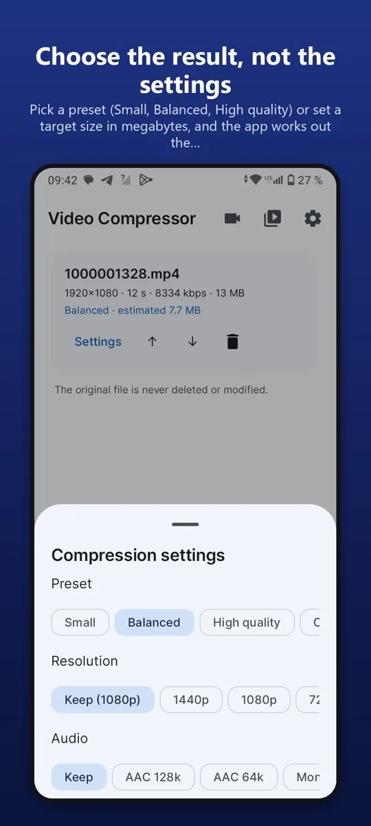 Video Compressor — screenshot 3