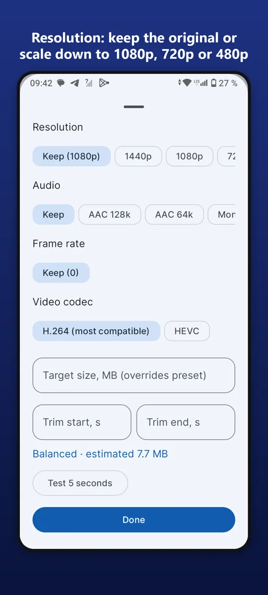 Video Compressor — screenshot 4