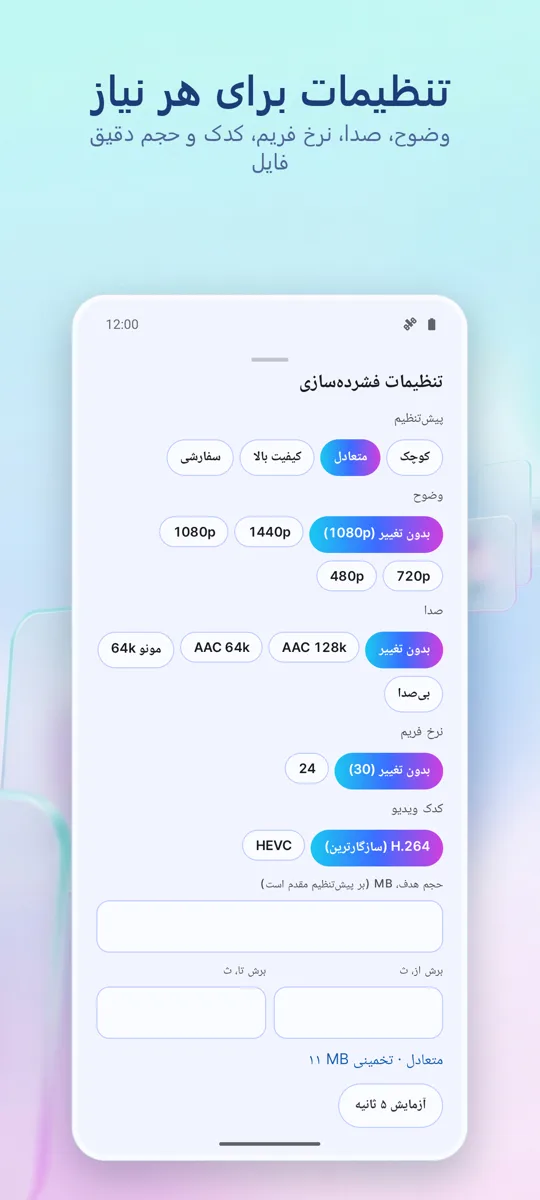 فشرده‌ساز ویدئو: 