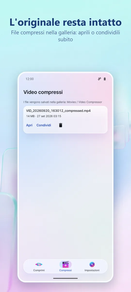 Compressore Video: screenshot 4