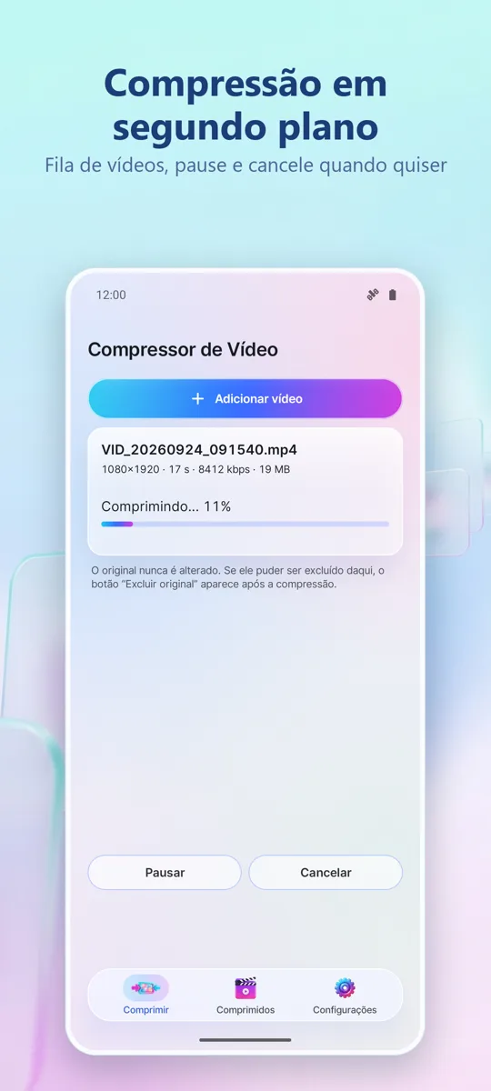 Compressor de Vídeo: 