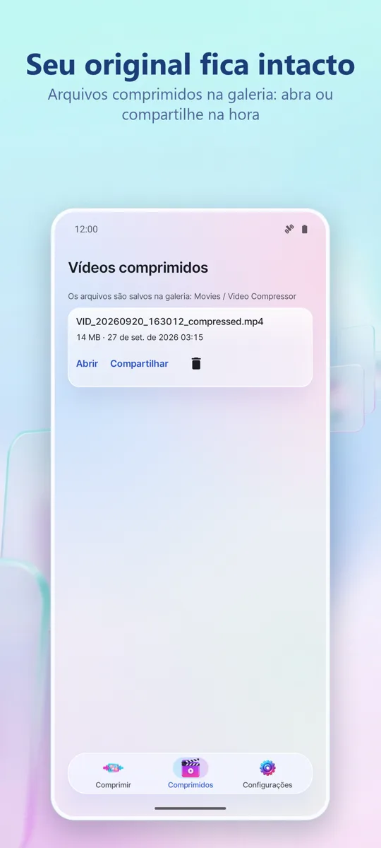 Compressor de Vídeo: 