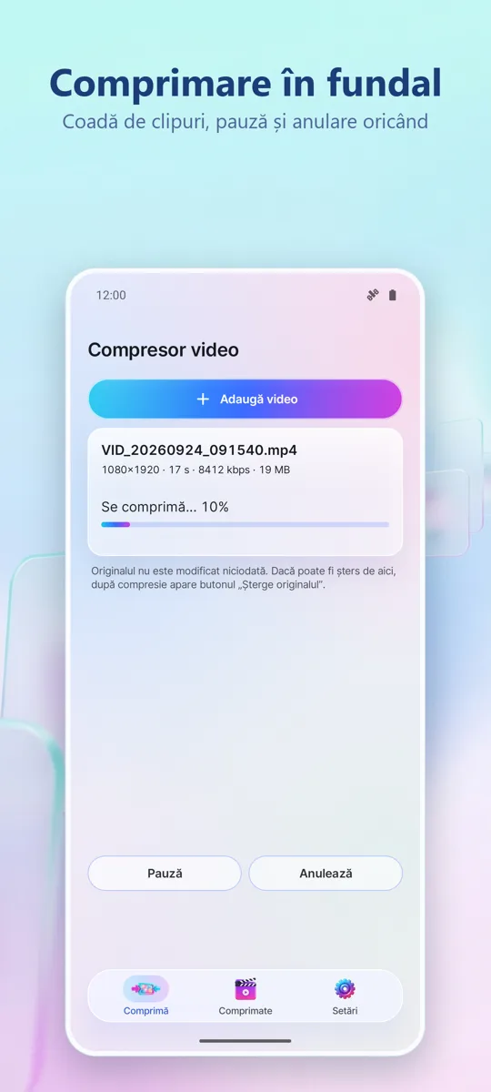 Compresor Video: captură de ecran 3