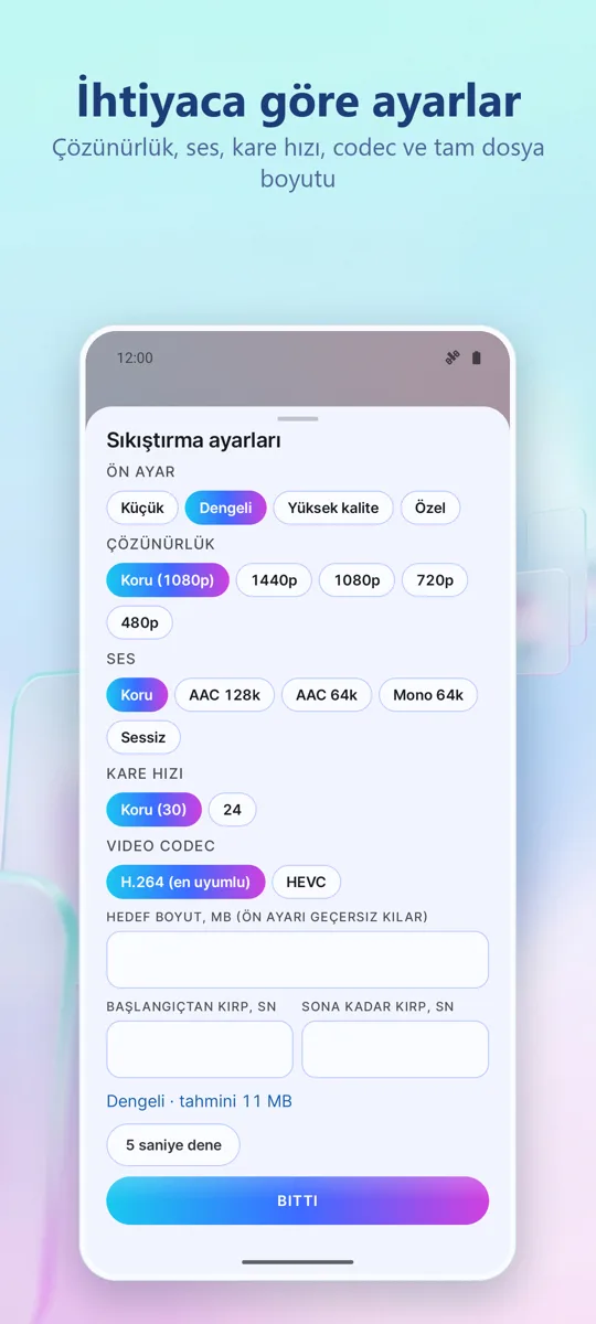 Video Sıkıştırıcı: ekran görüntüsü 2