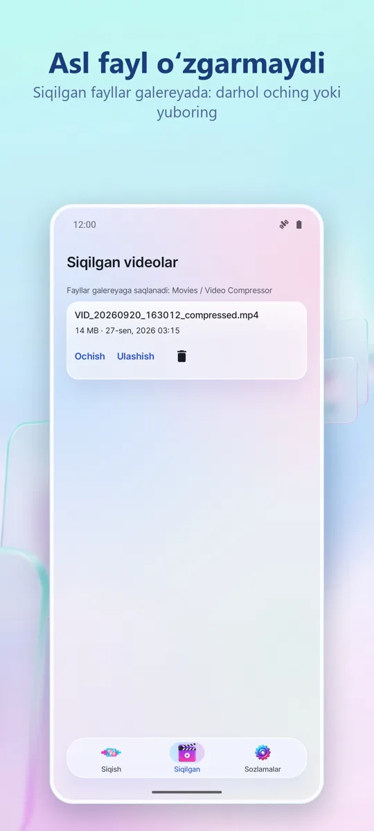 Video siquvchi: 