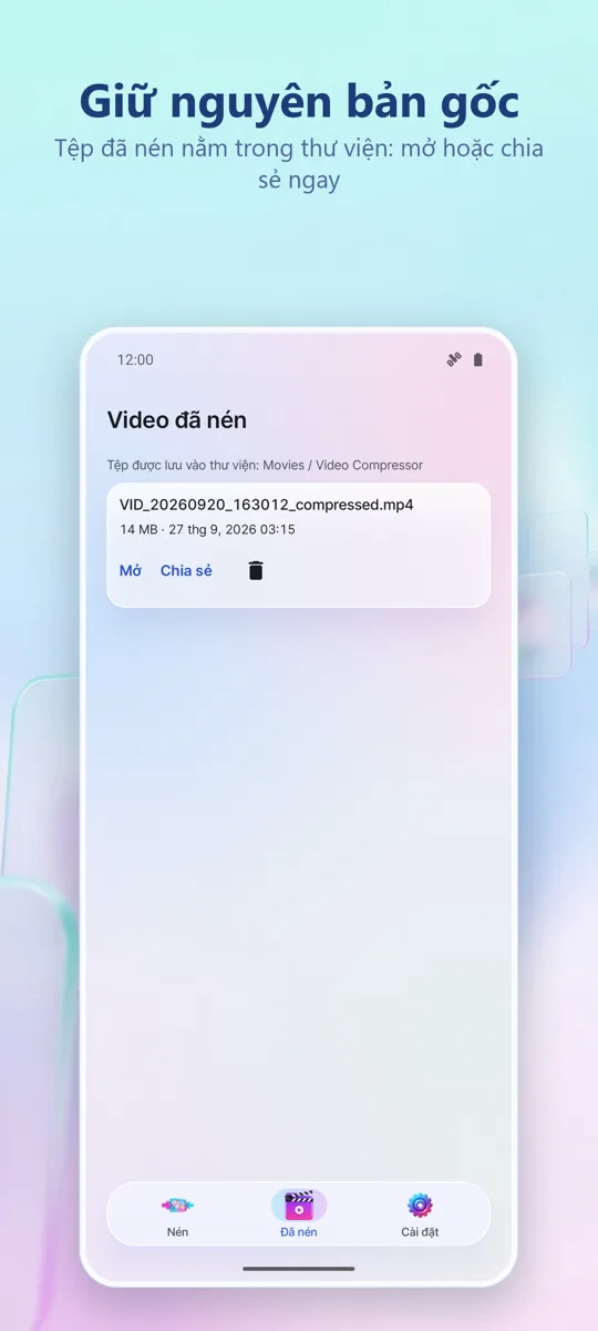 Nén Video: 